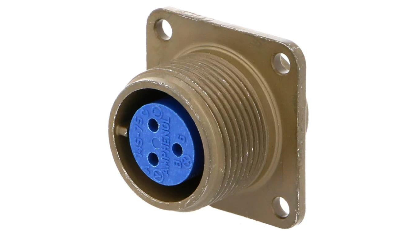 Złącze okrągłe -PIN 3 rozmiar 14S 97 stop aluminium 97-3102A-14S-7S