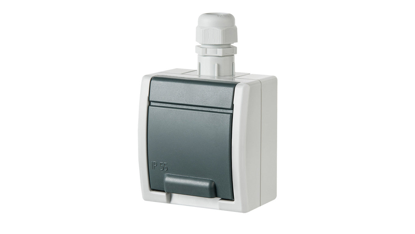 AQUANT Gniazdo hermetyczne pojedyncze IP65 1244-65