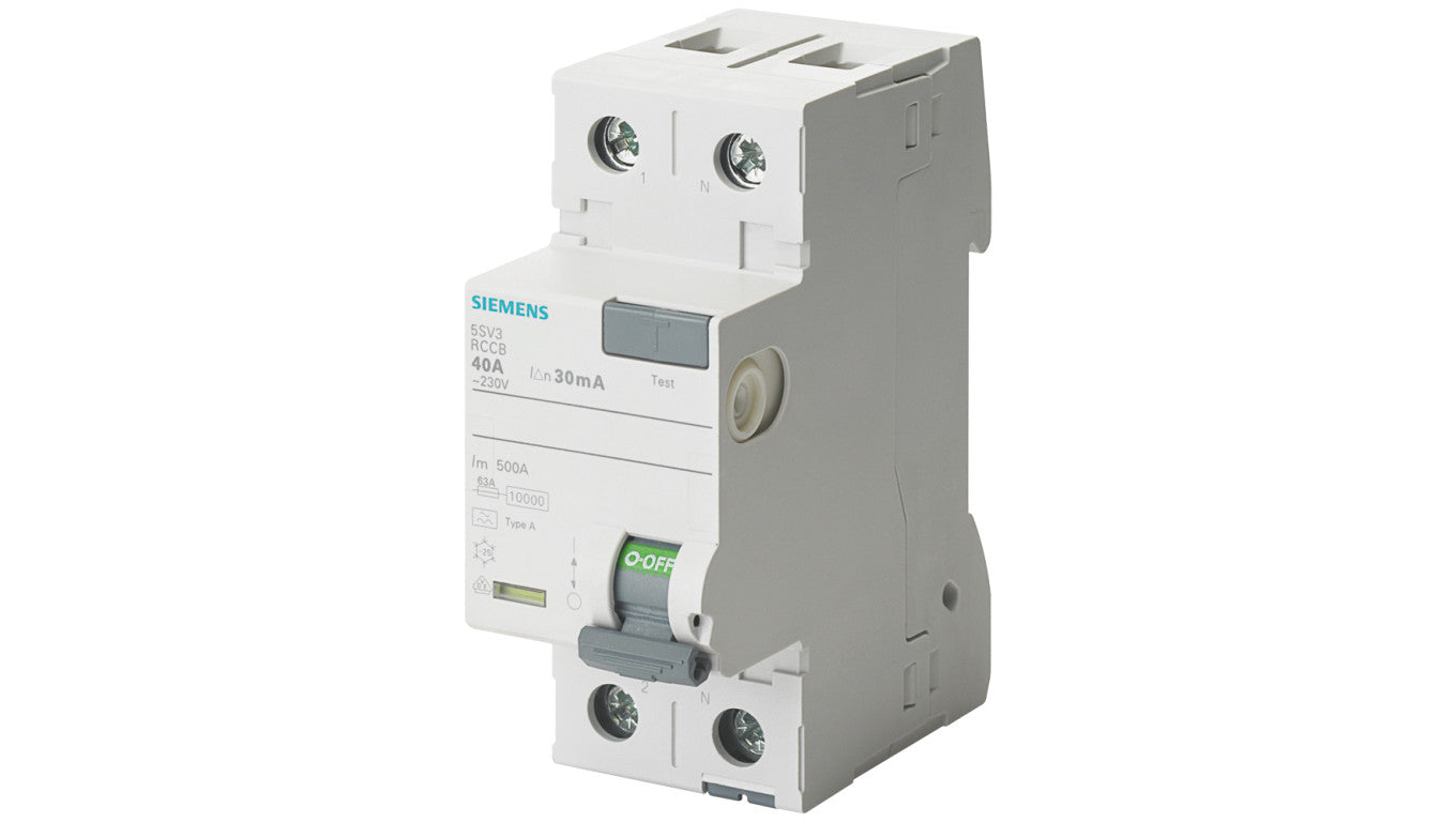 Wyłącznik różnicowoprądowy 2P 40A 30mA 230V typ F 5SV3314-3