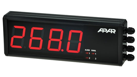 Dwukanałowy wyświetlacz wielkogabarytowy AR751/S1/P/P/RS485/WA