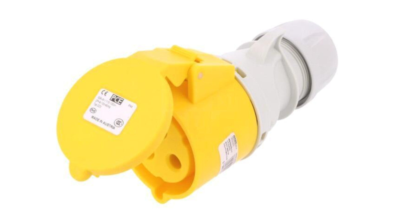 Złącze zasilające AC, wtyk żeński, 32A/110VAC, IP44 223-4