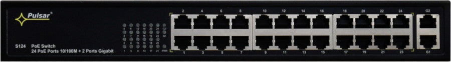 SWITCH POE PULSAR S124 24+2 UPLINK POE+ GIGABIT