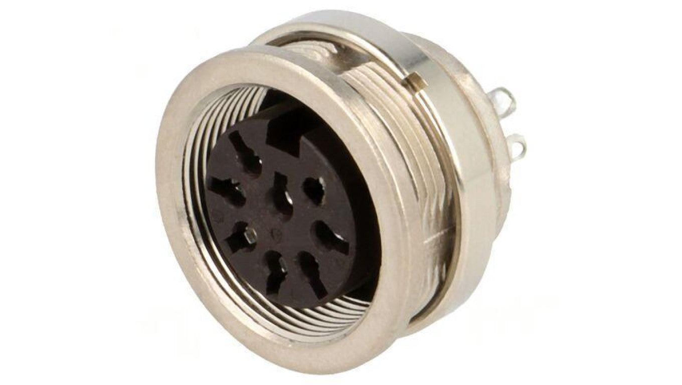 Złącze M16 gniazdo żeńskie -PIN 8 5A 100V C091D C09131N0081002U