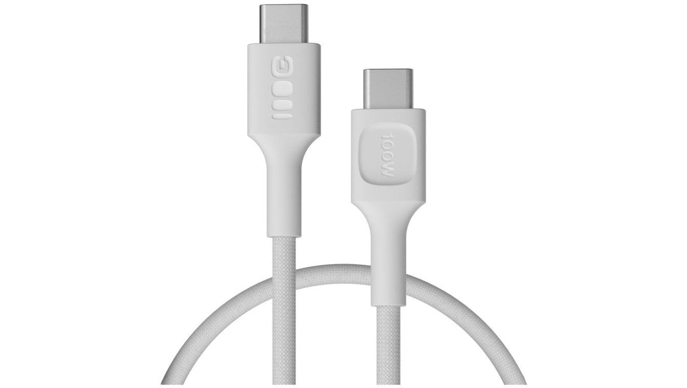 KABEL USB-C / USB-C Greencell PowerStream 30cm PD 100W biały w oplocie