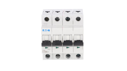 Wyłącznik nadprądowy 4P D 25A 6kA AC PL6-D25/4 166546