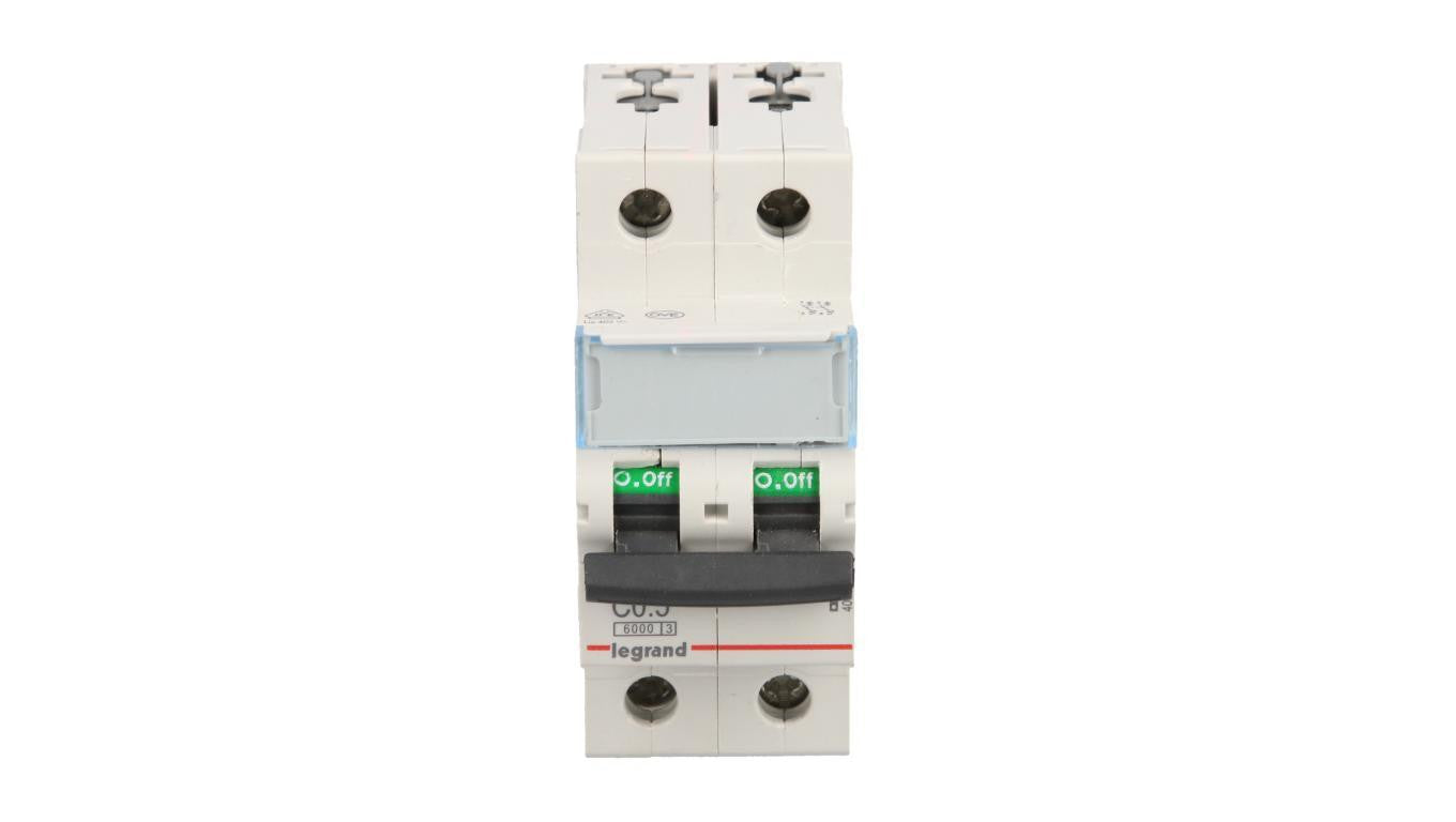 Wyłącznik nadprądowy 2P C 0,5A 6kA AC S302 TX3 403519