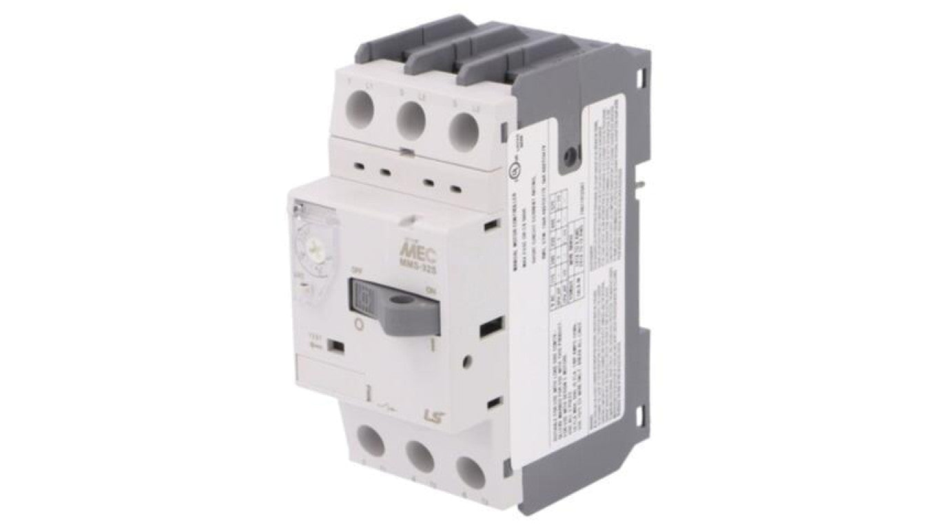 Wyłącznik silnikowy, 4kW, 220÷690VAC, na szynę DIN, Szczeloność: IP20 MMS-32S 10A