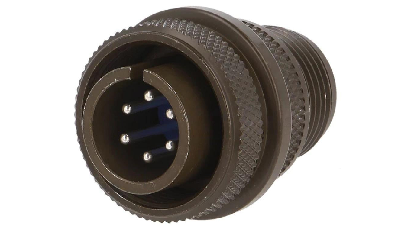Złącze okrągłe rozmiar 14S 97 stop aluminium 97-3106A-14S-6P