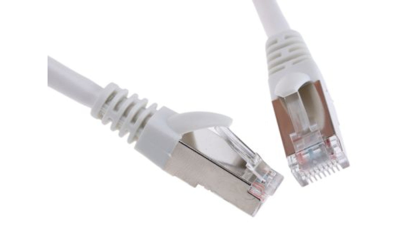 Kabel kat. 5e Folia Biały 1m