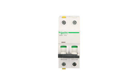 Wyłącznik nadprądowy 2P D 2A 6kA AC iC60N-D2-2 Acti9 A9F05202