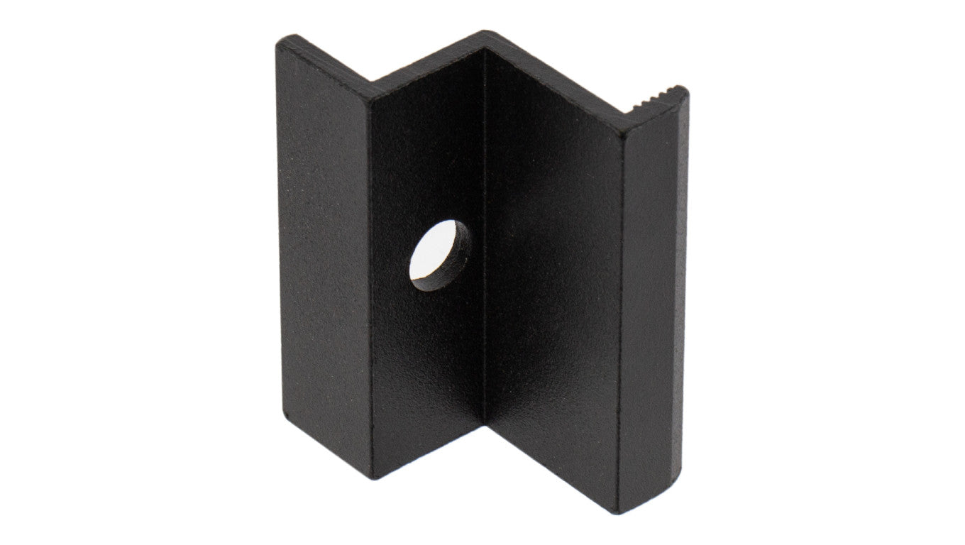 Klamra montażowa PV końcowa 50mm grubość ramy 32mm czarna