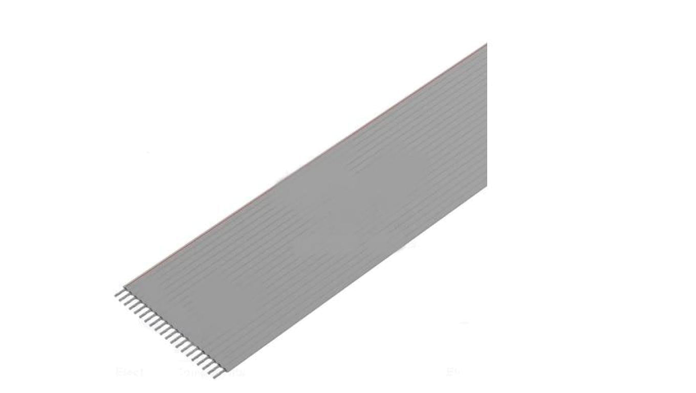 Przewód: wstążkowy 1mm linka Cu nieekranowany PVC szary 30,5m 3625/14 (30M)