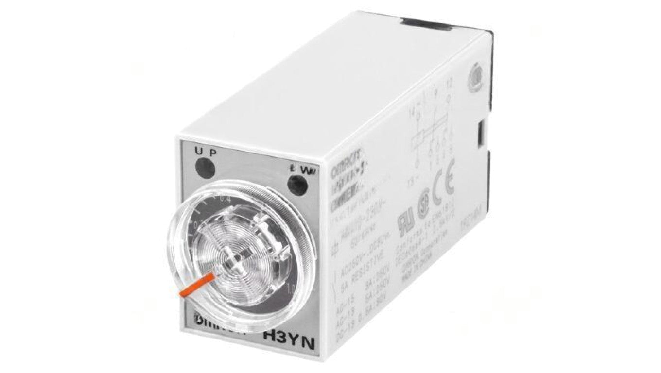 Przekaźnik czasowy 0,1s÷10min DPDT 250VAC/5A Uzas: 200÷230VAC H3YN-2 AC200-230