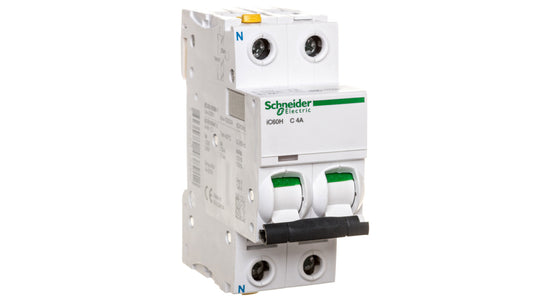 Wyłącznik nadprądowy 1P+N C 4A 10kA AC iC60H-C4-1N Acti9 A9F07604