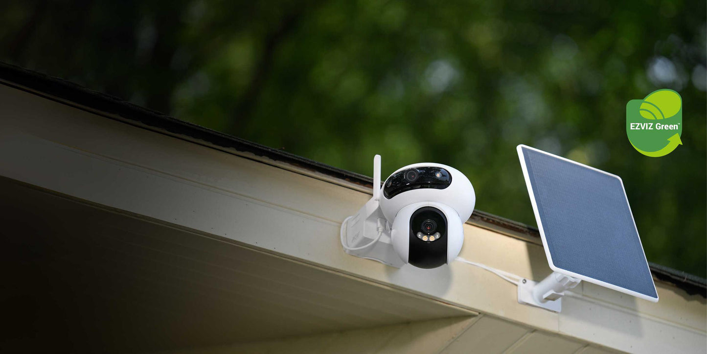 Kamera IP Ezviz HB90X Dual 4G Wi-Fi Kit 4MP+4MP z panelem solarnym 8W