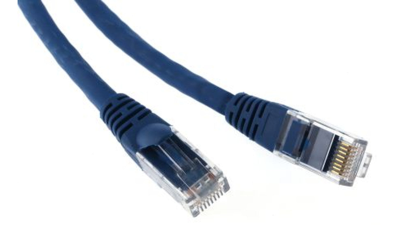 Kabel kategorii 6, Niebieski, Wtyk RJ45/męski RJ45dł.: 5m, mat. koszulki: LSZH