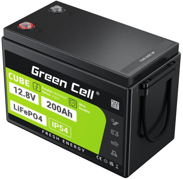 AKUMULATOR LITOWO-ŻELAZOWO-FOSFORANOWY LiFePO4 Green Cell Cube 12.8V 200Ah LFPGC12V200AH