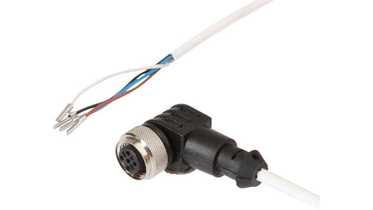 Kabel połączeniowy, 20 m, gniazdo M12 4-stykowe kątowe, wolny koniec kabla, PTFE, 250 V, IP65 VKB0H321