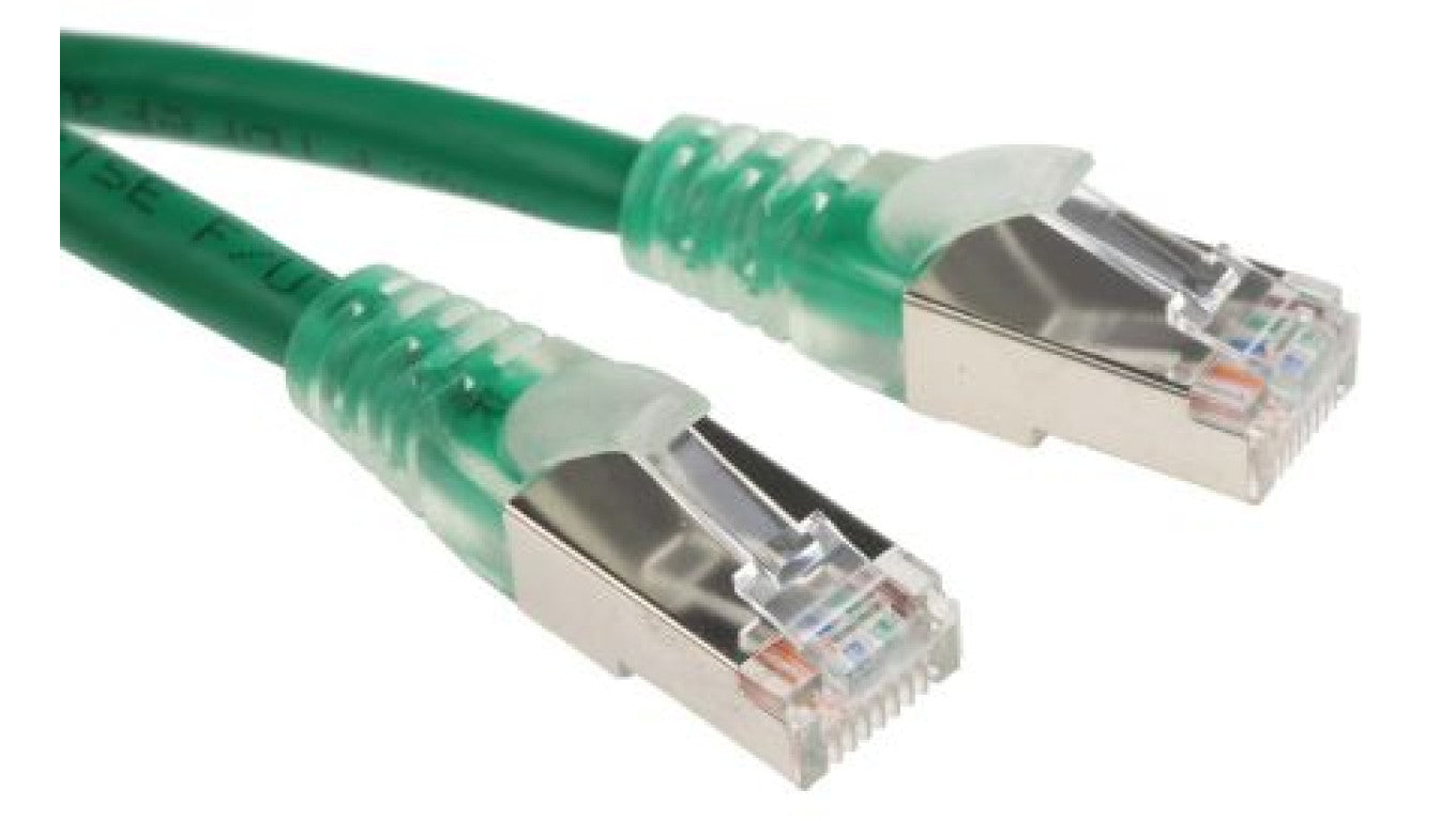 Kabel kat. 5e F/UTP Zielony 1m