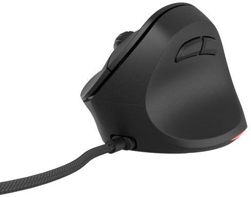 Mysz wertykalna Natec Crake 2 Pro 12800DPI czarny