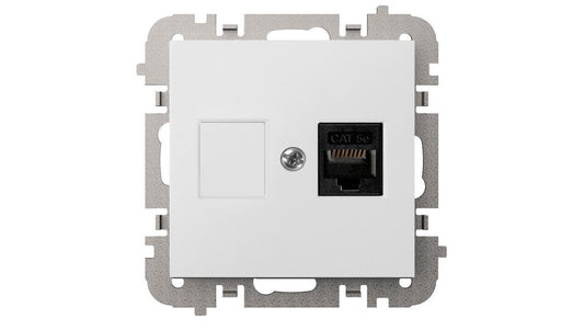 SANTRA gniazdo 1xkomputerowe RJ45 bez ramki podtynkowe biały 4148-10