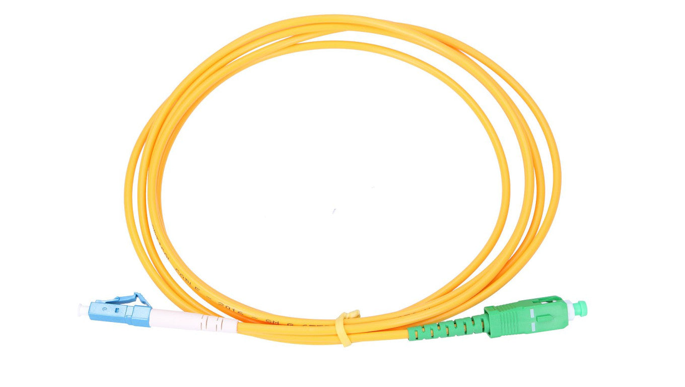 Patchcord Jednomodowy, Simplex, G657A, 3mm, 3m Extralink SC/APC-LC/UPC