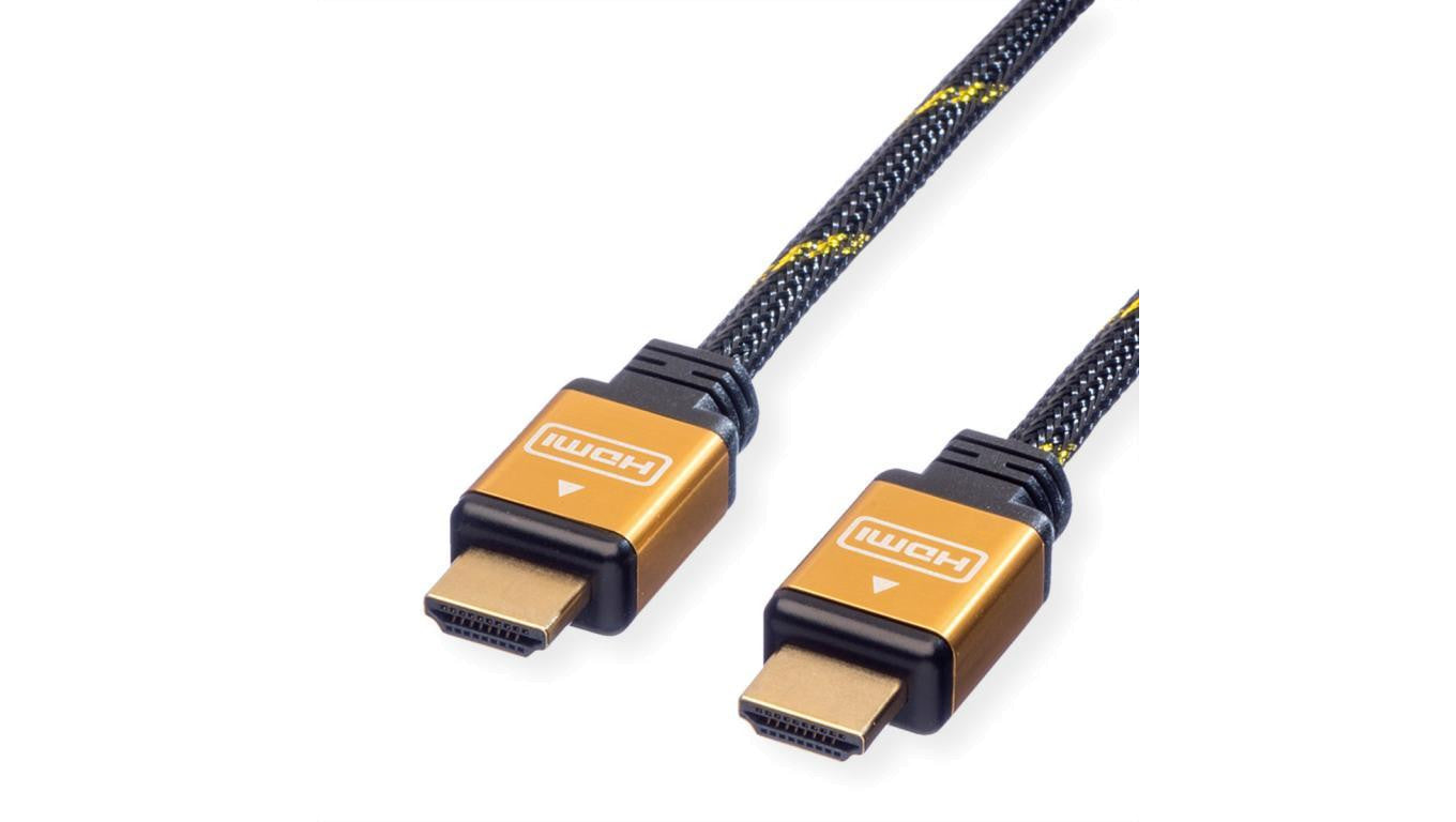 ROLINE GOLD HDMI High Speed Kabel, M/M, 15 m