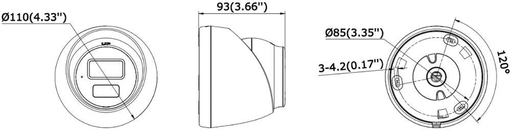 Kamera IP Hikvision DS-2CD1361G2-LIU 2.8mm PL