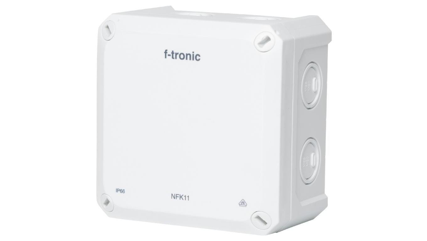 Puszka instalacyjna natynkowa NFK11 110x110x67mm bezhalogenowa hermetyczna IP66 biała NEPTUN Compact F-TRONIC