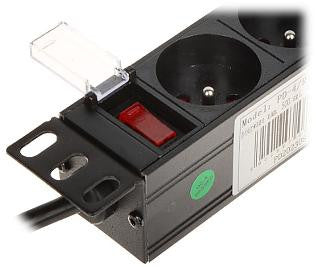 Listwa zasilająca 4 gniazda PD-4/R10/R