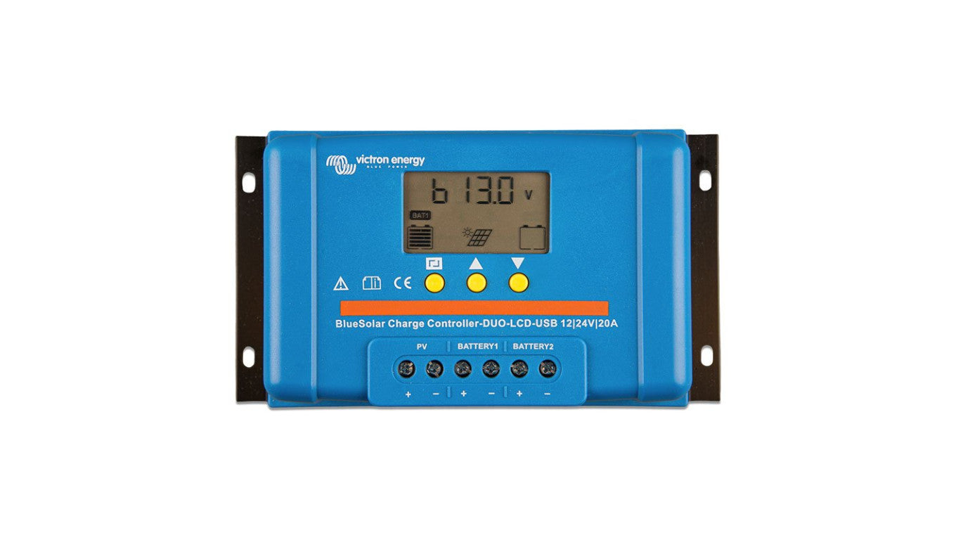 Regulator ładowania BlueSolar PWM DUO-LCDiUSB 12/24V-20A - SCC010020060