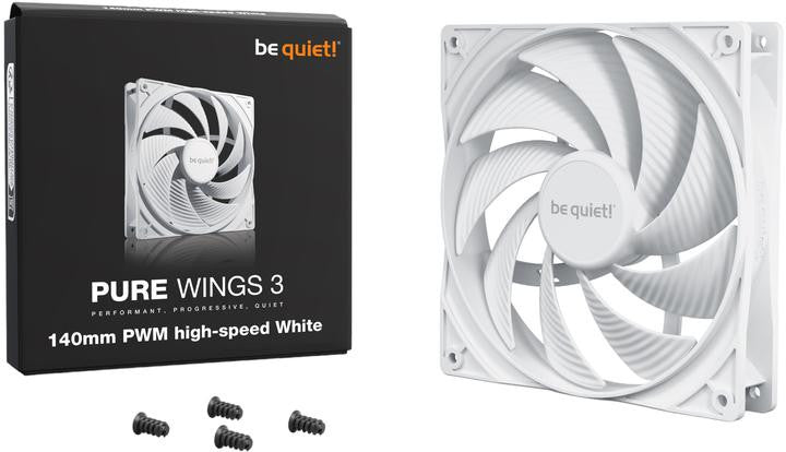 Wentylator be quiet! Pure Wings 3 PWM High Speed 140mm biały