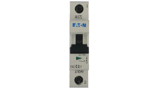 Wyłącznik nadprądowy 1P C 2A 15kA AC FAZ C2/1 278549