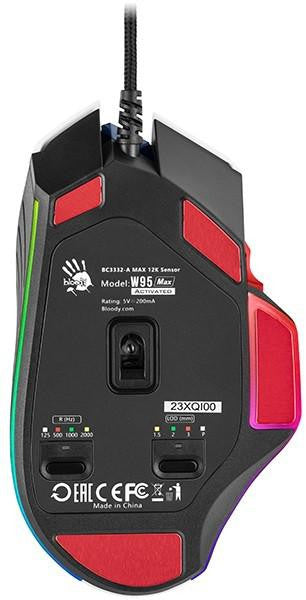 Mysz komputerowa A4tech Bloody W95 Max USB Sports Navy