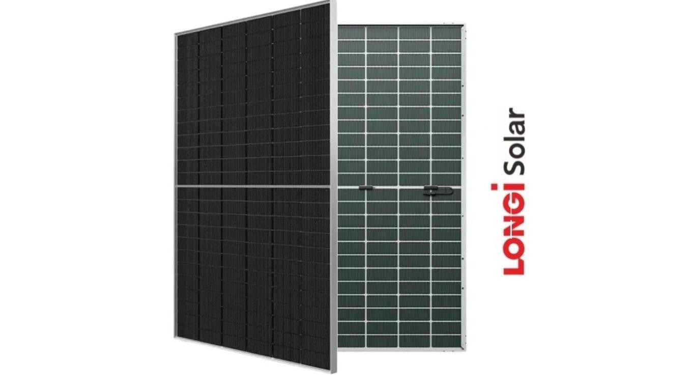Moduł fotowoltaiczny 620 Wp Longi LR8-66HGD-620 bifacial 2382x1134x30 mm