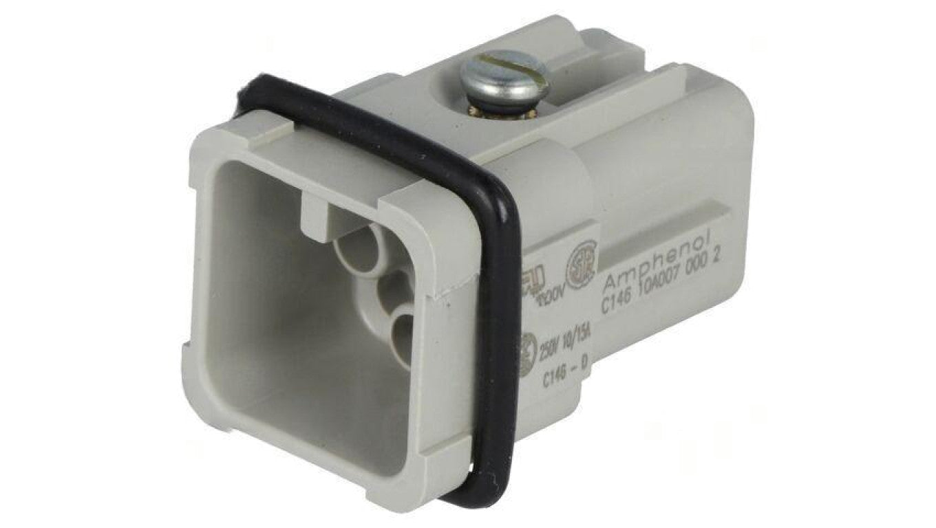 Złącze HDC wkładka stykowa męskie 16A 400V -PIN 8 7+PE C14610A0070002