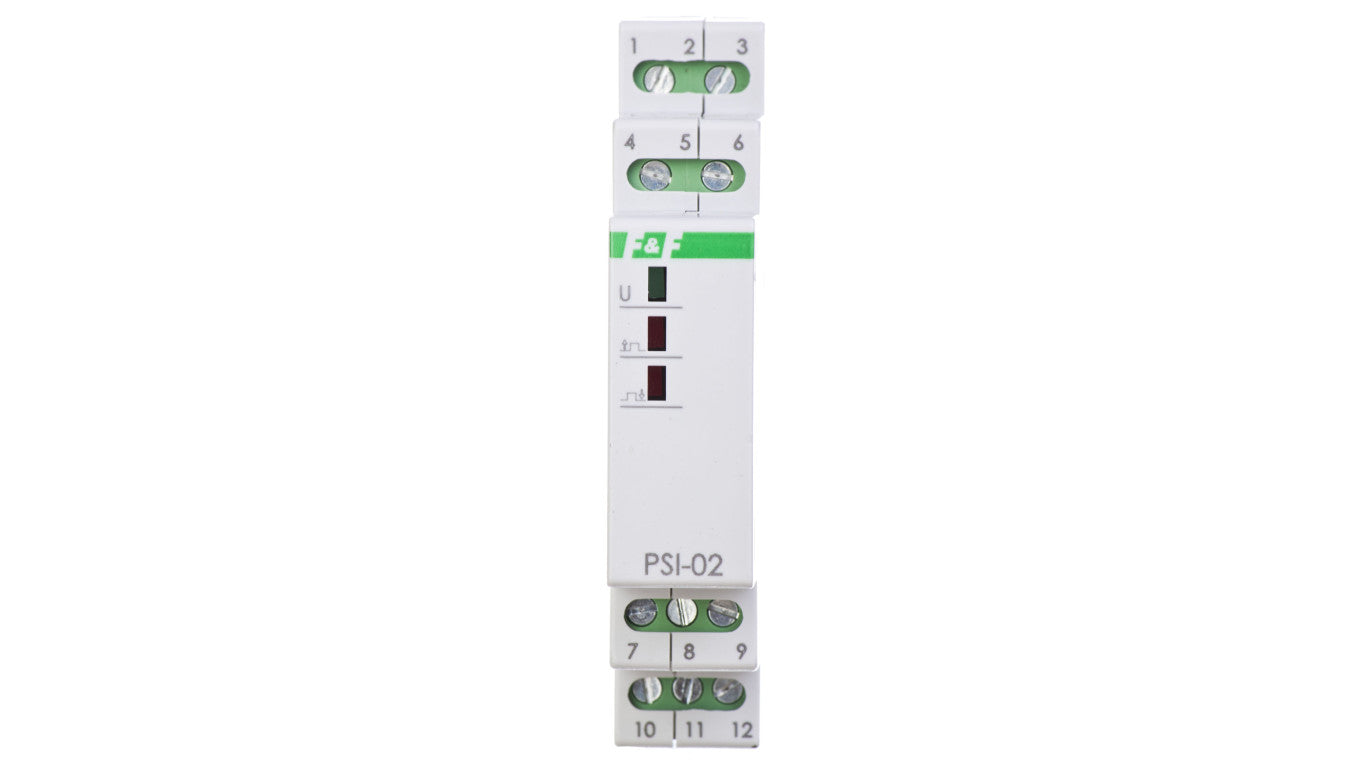 Przetwornik sygnału CIĄGŁY-IMPULS 230V AC 2Z 8A PSI-02-230V