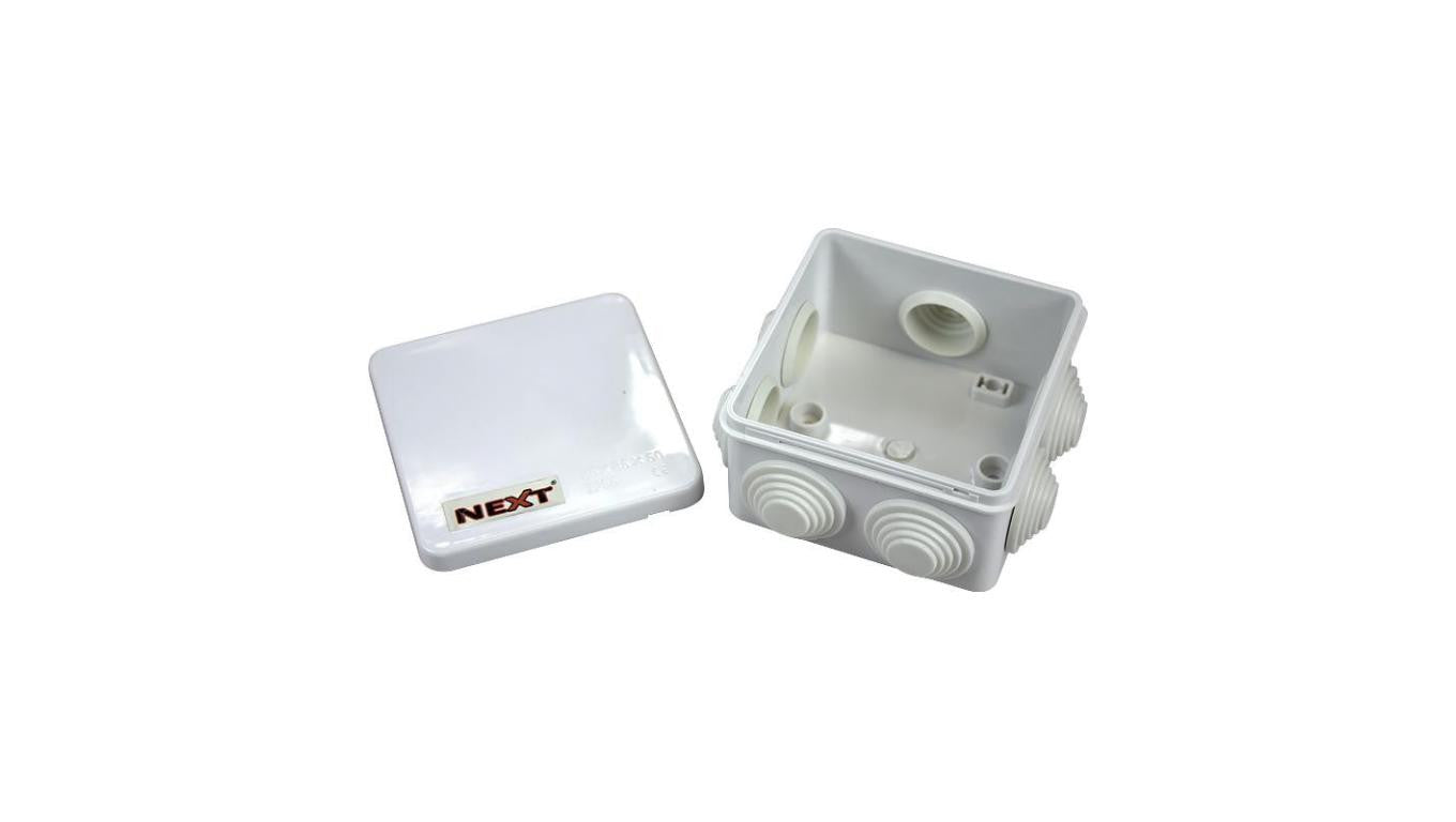 Puszka natynkowa hermetyczna IP55 100x100x70 biała NPH100 11907