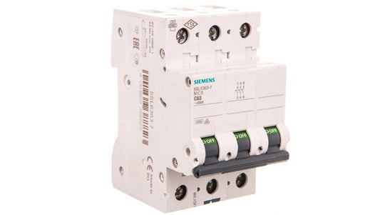 Wyłącznik nadprądowy 3P C 63A 6kA AC SENTRON 5SL6363-7