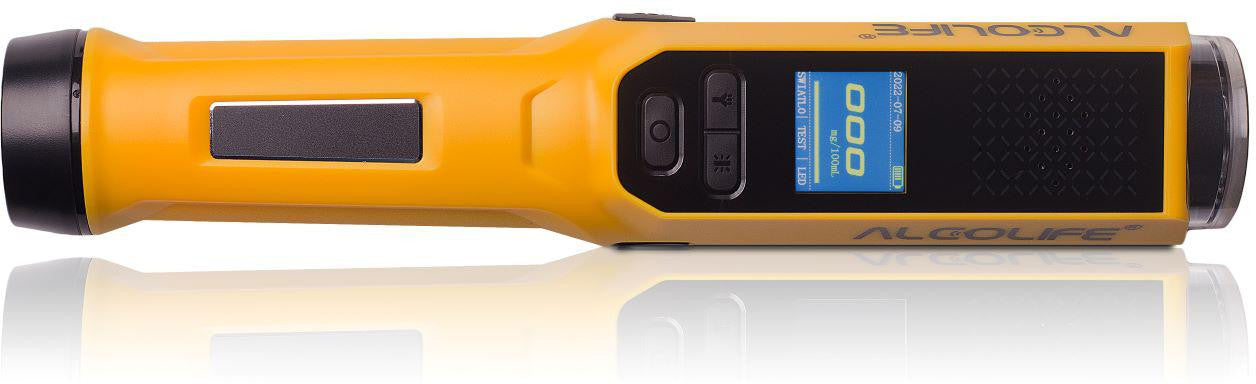 Alkomat AlcoLife F8 żółty