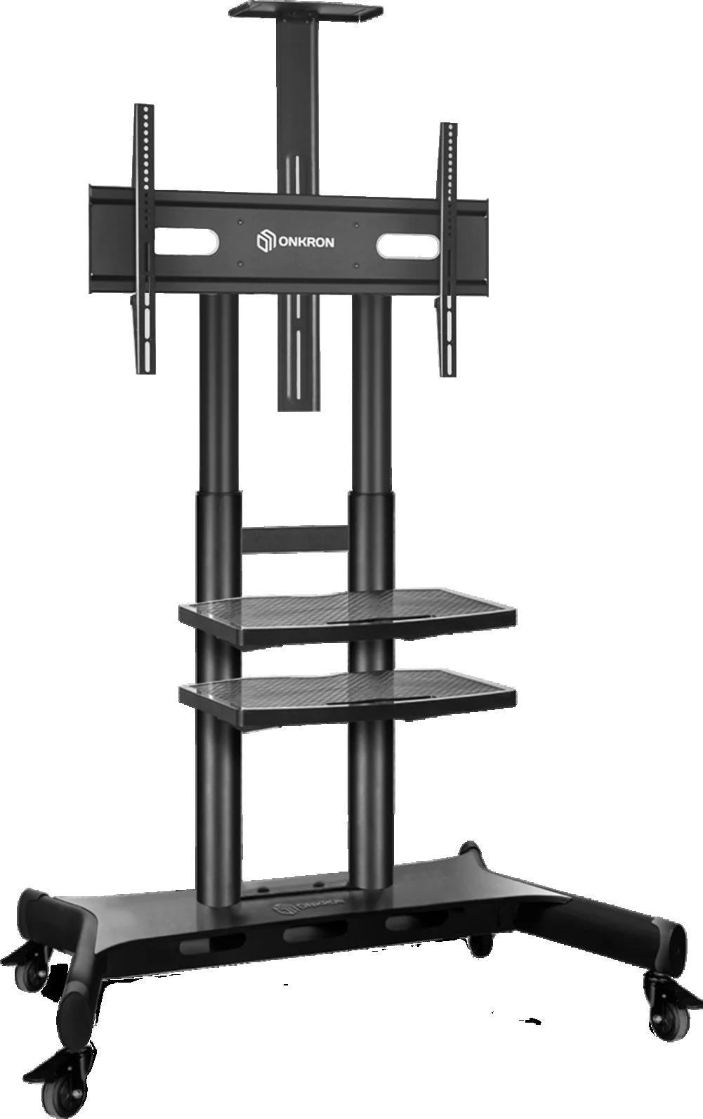 Mobilny stojak do TV 50"-86" do 90 kg ONKRON TS1881 Czarny