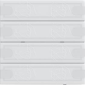GIRA czujnik przyciskowy 4 Komfort 4x KNX TS4 białe 5004003