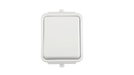 Cedar Łącznik jednobiegunowy hermetyczny IP44 10A biały WNt-100C WNT100C01