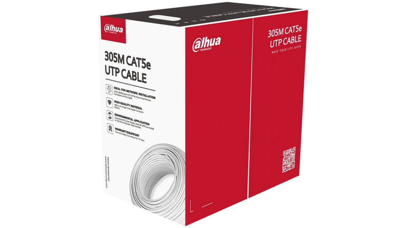 Kabel teleinformatyczny UTP kat.5e DH-PFM920I-5EUN-N Dahua / 305m/