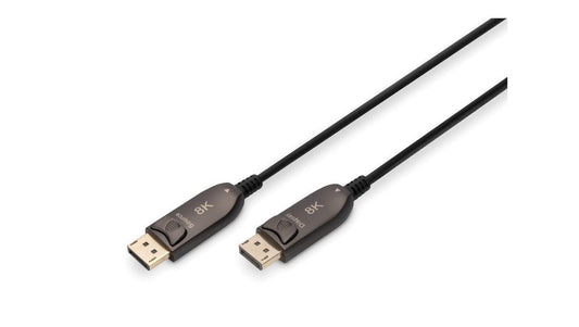 Kabel optyczny (światłowodowy, odporny na zakłócenia elektromagnetyczne) DisplayPort ver. 2.0 8K DPO30 25m