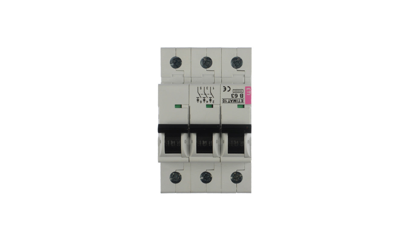 Wyłącznik nadprądowy 3P B 63A 6kA AC ETIMAT10 002125722