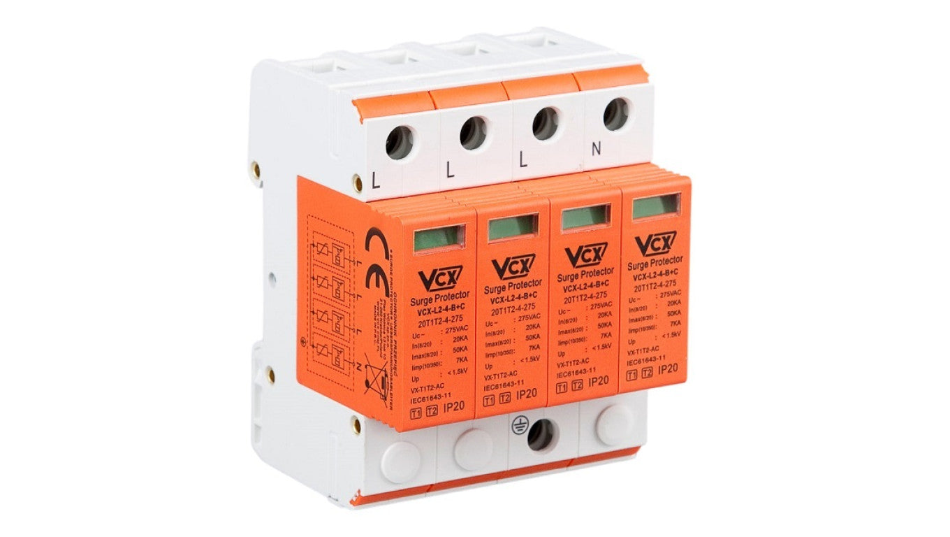 Ogranicznik przepięć Typ T1+T2 4P 7kA 1,5kV