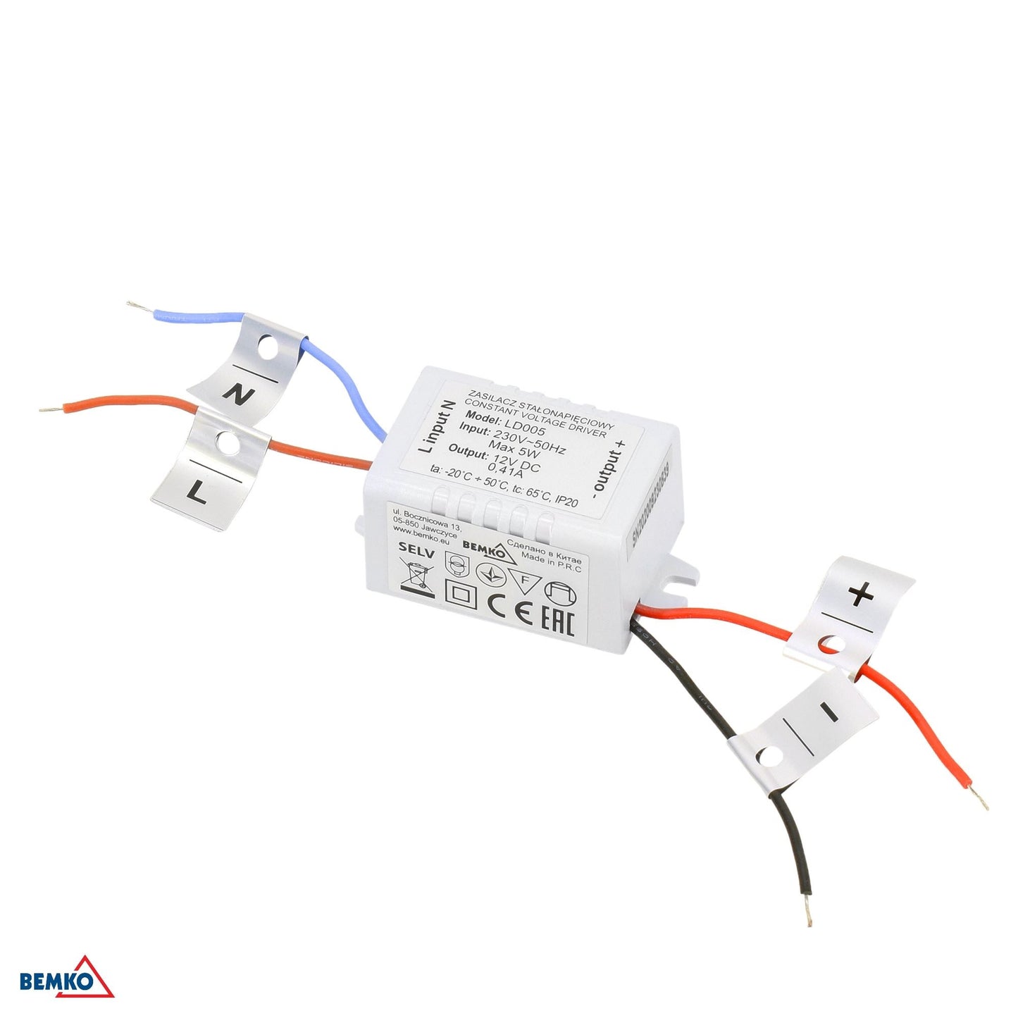 Zasilacz elektroniczny LED 12V 5W