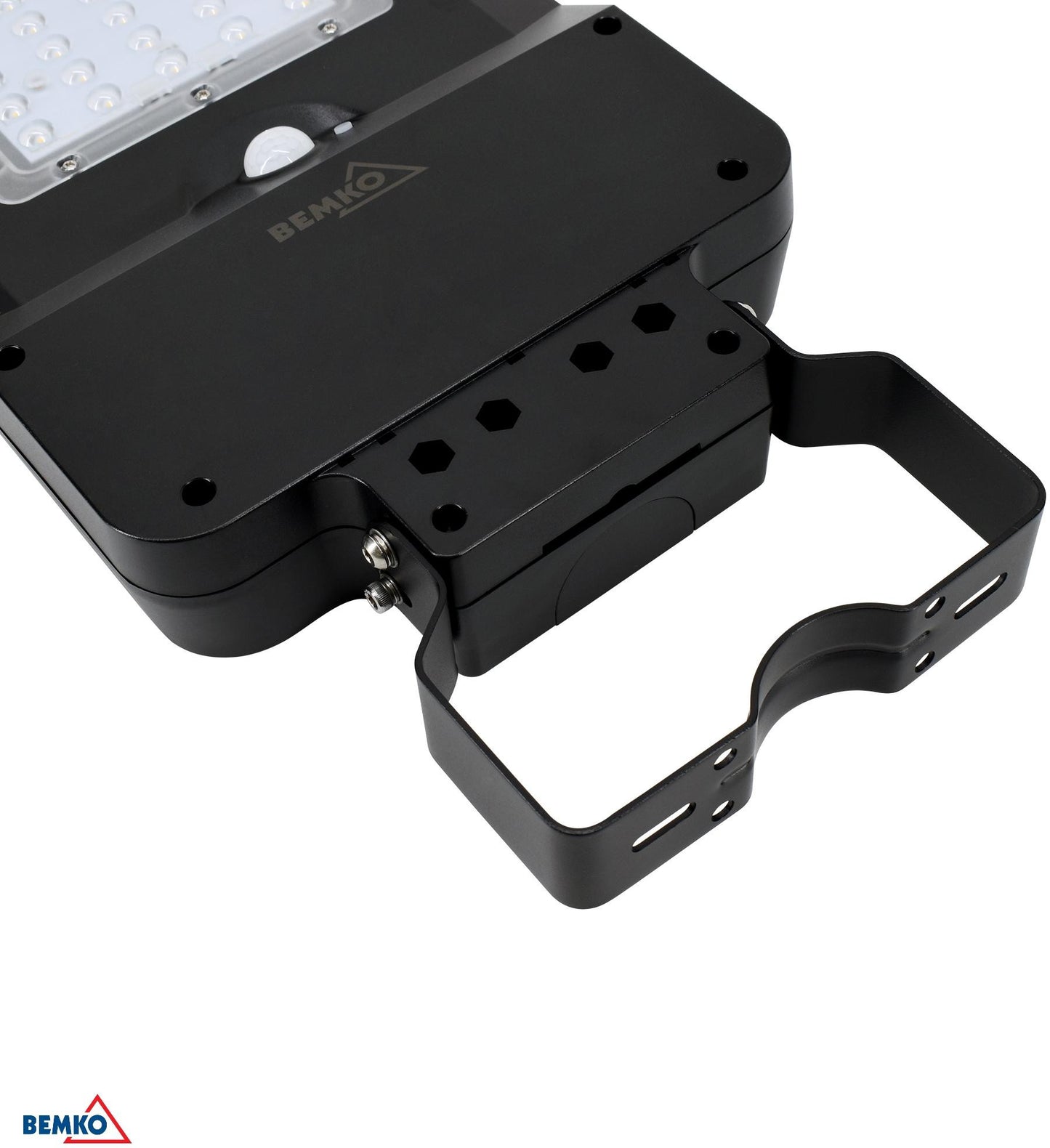 SOLARNA OPRAWA ULICZNA LED BEMKO SOLGER 20W 3000LM 3000/4000/6000K IP65 CZARNA CZ. PIR