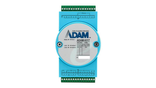 Moduł zdalnych We/Wy_AI OPC UA i zabezpieczeń ADAM-6317-A1
